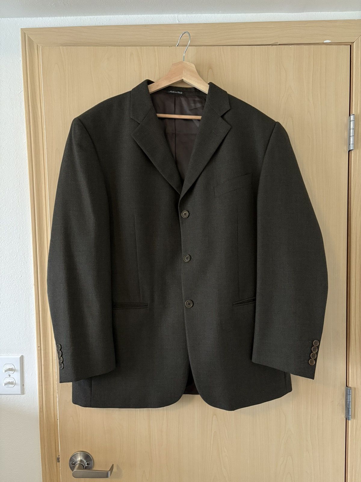 Missoni × Vintage Vintage Missoni Herringbone Wool Blazer Made in Italy Size 44R - 1 Thumbnail