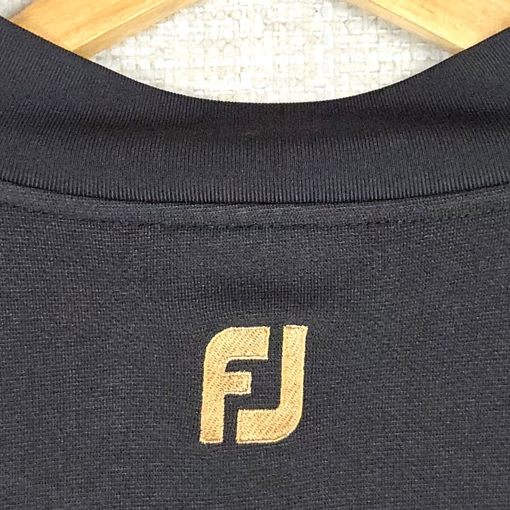 Footjoy FootJoy Shirt Mens XL Black Size Mock Neck Long Sleeve Sport Wicking USA Made Size US XL / EU 56 / 4 - 5 Thumbnail