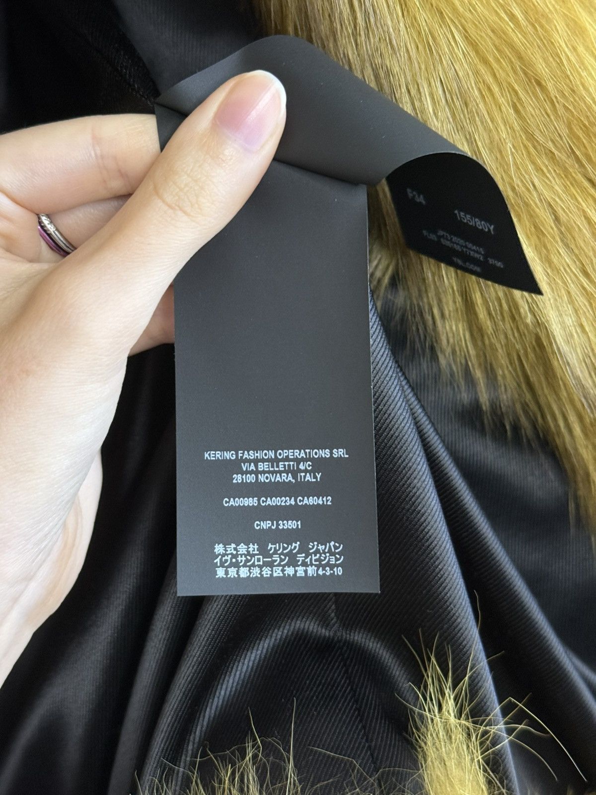 Saint Laurent Paris Saint Laurent Boxy Coat in Fox Fur Size XS / US 0-2 / IT 36-38 - 7 Thumbnail