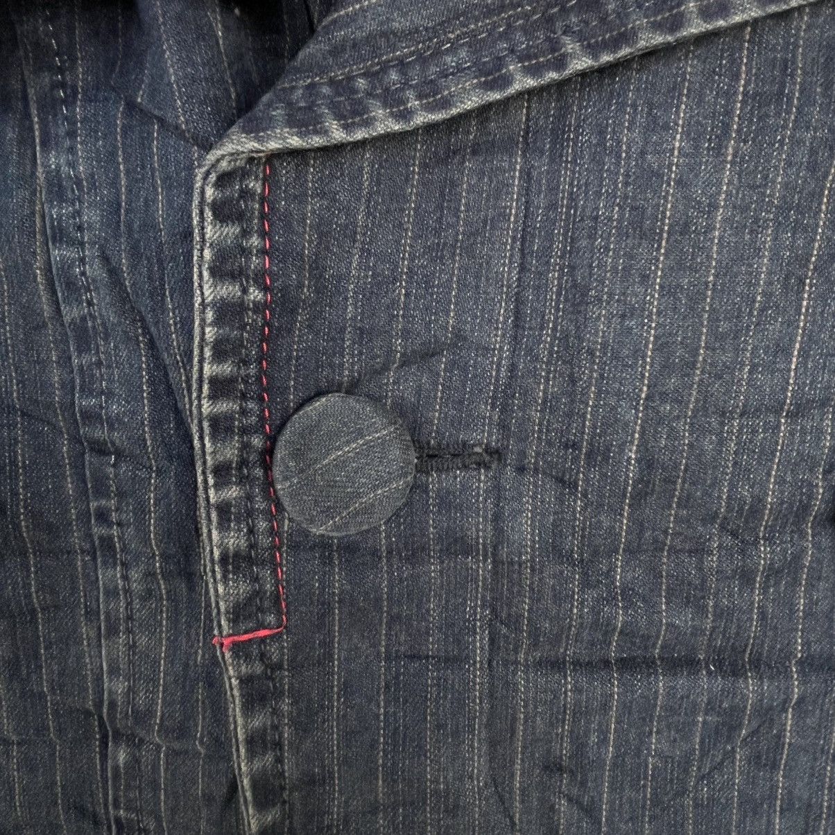 Other Vintage Black Denim Trench Coat With Double-Breasted Button Size M / US 6-8 / IT 42-44 - 5 Thumbnail