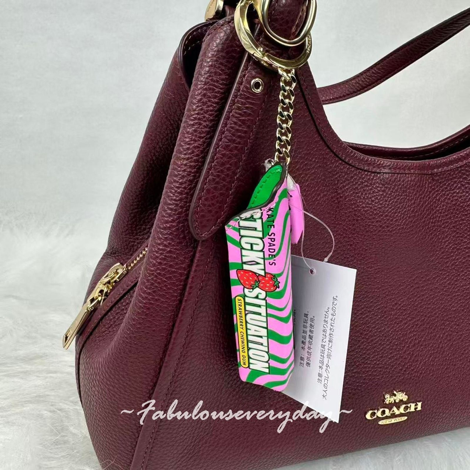 Kate Spade Kate Spade Sticky Situation Bubble Gum Bag Charm Key Chain Size ONE SIZE - 1 Thumbnail