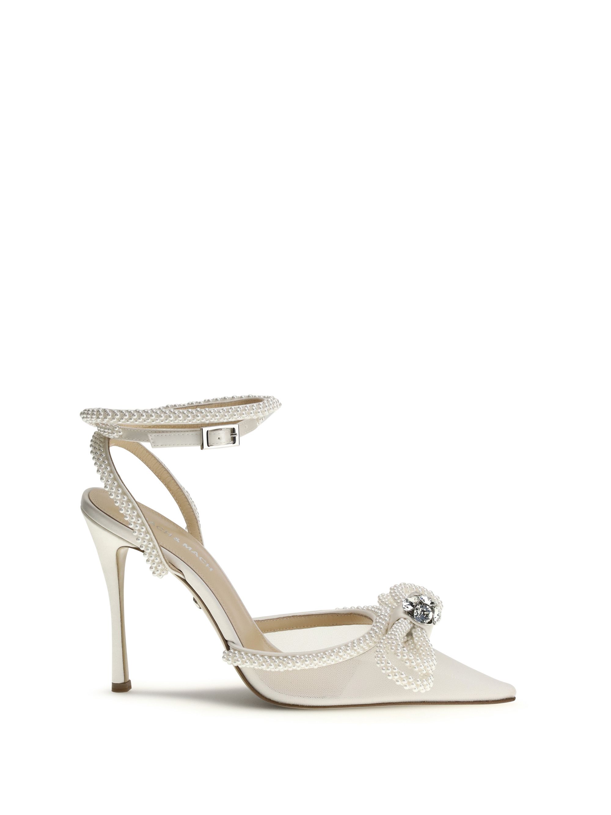 MACH & MACH Double bow satin Pumps Size US 7.5 / IT 37.5 - 1 Thumbnail