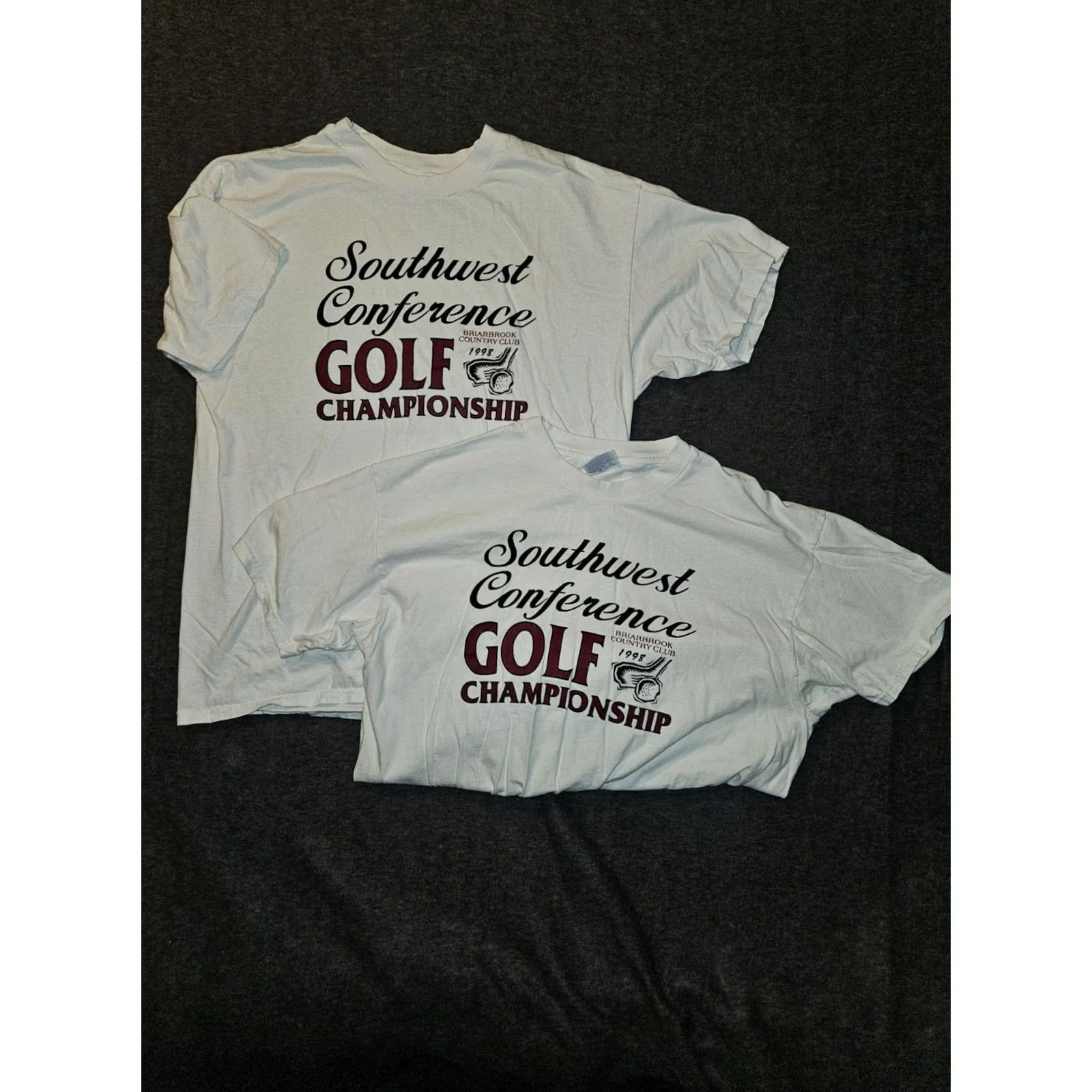 Vintage VINTAGE Briarbrook Country Club T-Shirt Mens XL White 90's Golf Size US XL / EU 56 / 4 - 5 Thumbnail
