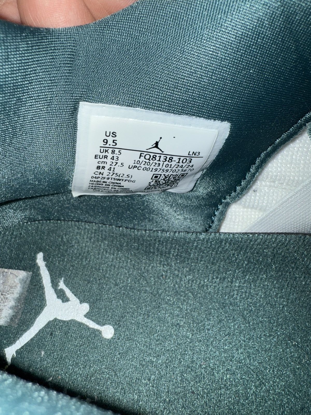 Jordan Brand × Nike AIR JORDAN 4 OXIDIZED GREEN Size US 9.5 / EU 42-43 - 6 Thumbnail
