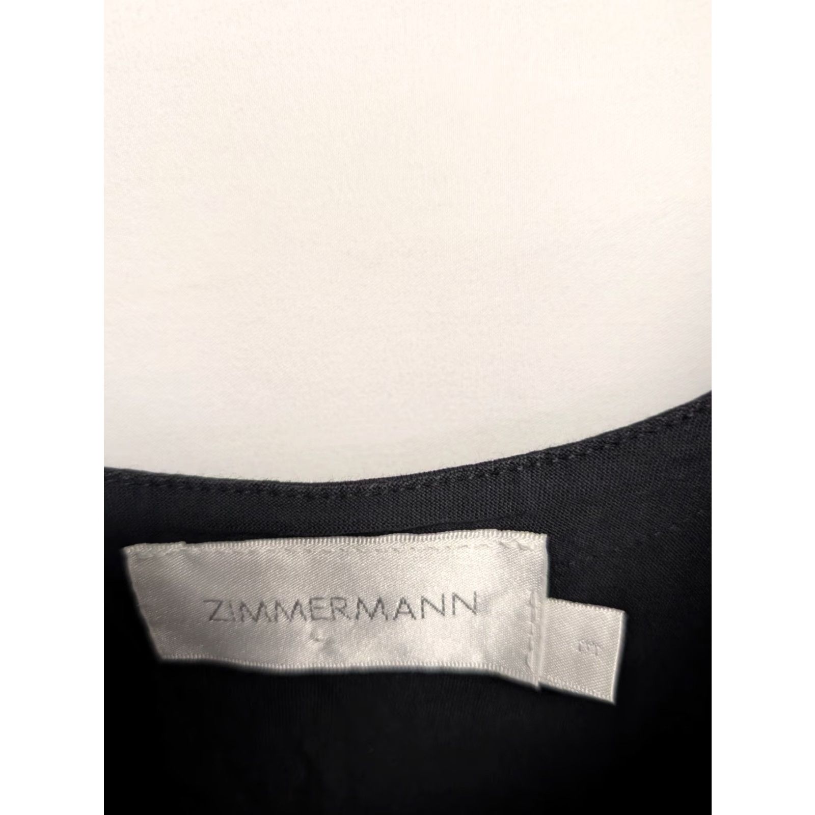 Zimmermann Zimmermann Little Black Dress Swim Coverup Belted Rope Belt Sz 3 Cotton Sleeveless Mini Short Women Dress Black Designer Size S / US 4 / IT 40 - 4 Thumbnail