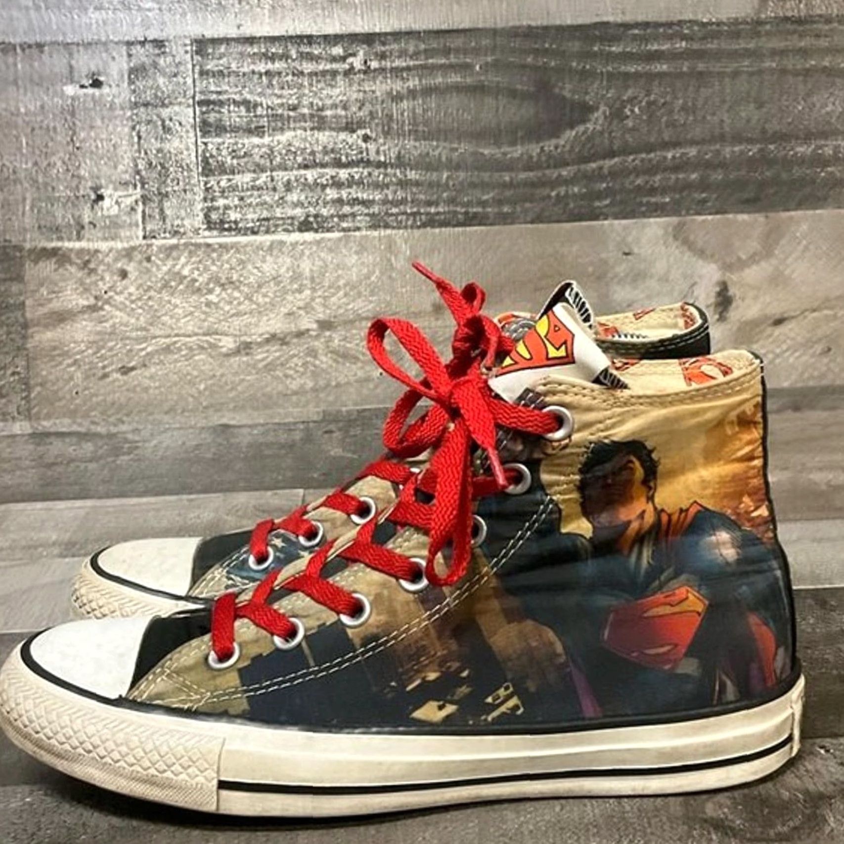 Converse Converse Chuck Taylor All Star High Top DC Comics Superman Men’s 6 Size US S / EU 44-46 / 1 - 3 Thumbnail