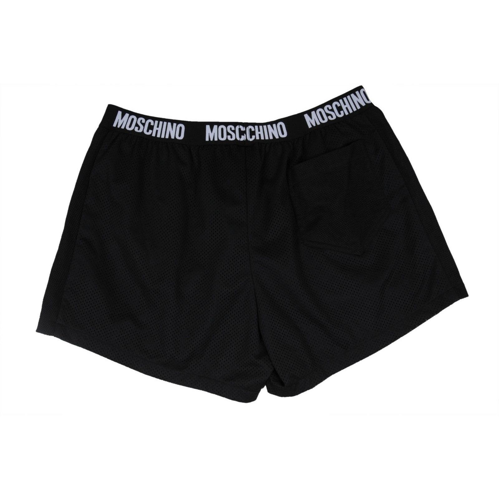 Moschino Swim Trunks Large Black Logo Swim Shorts Size US 32 / EU 48 - 2 Thumbnail