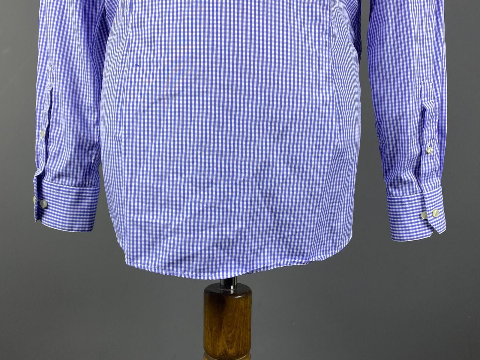 Eton Eton Contemporary Luxury Blue Dress Shirt Size 16 41 L Size US M / EU 48-50 / 2 - 10 Thumbnail