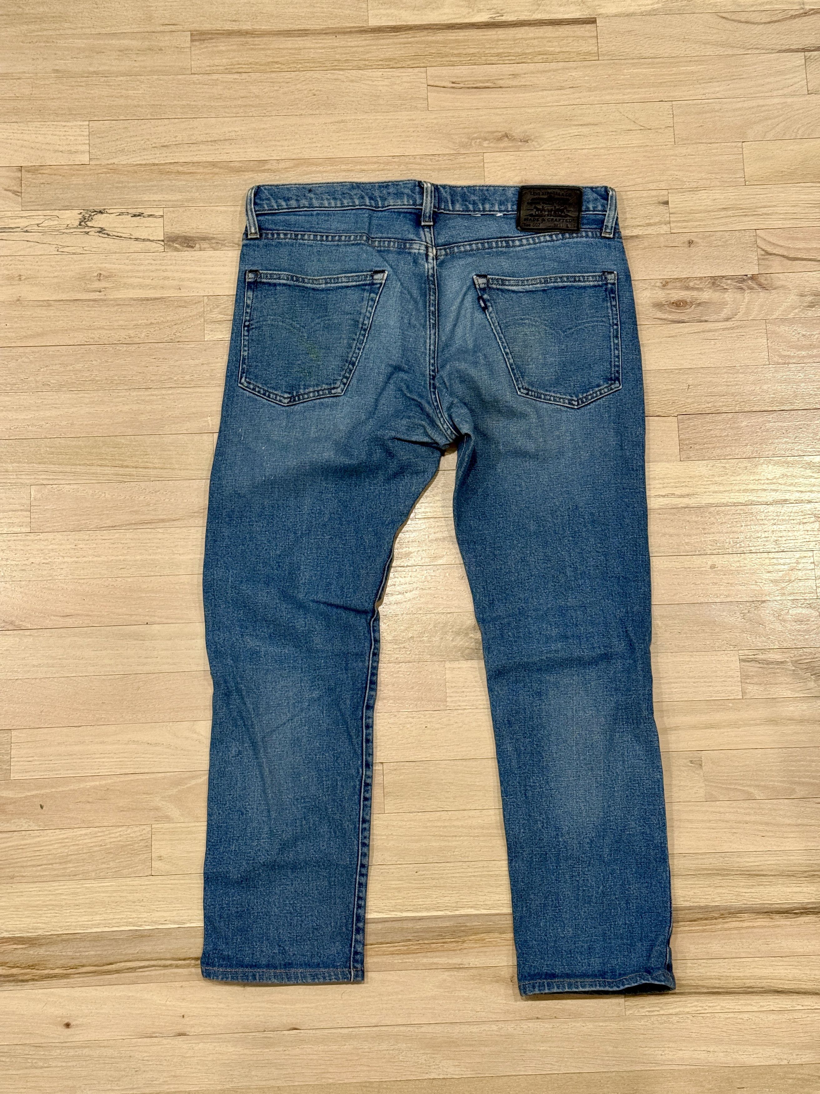 Levi's Made & Crafted Levi's Made and Crafted 502 Taper Stretch Denim Mid Wash Size US 31 - 2 Thumbnail