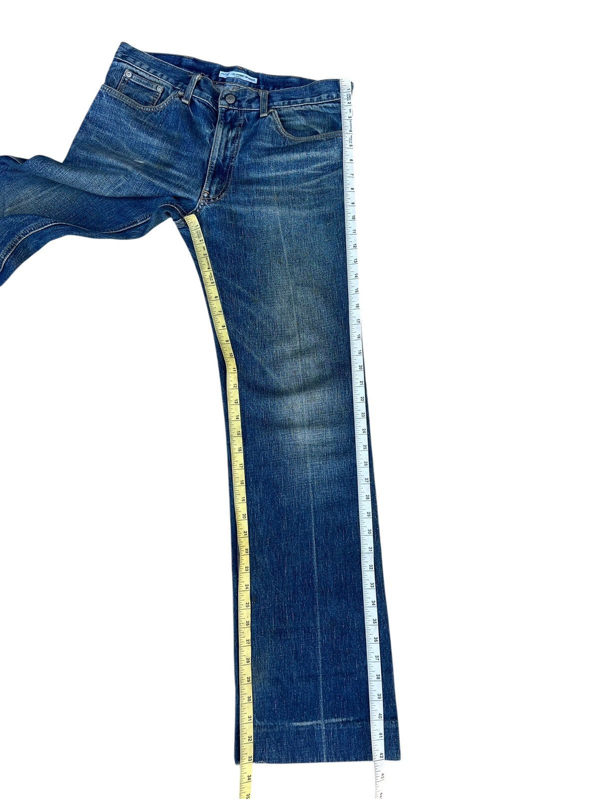Vintage Vintage Cosmic Wonder Japan Dirty Mud Denim Flare Jeans Size US 32 / EU 48 - 4 Thumbnail