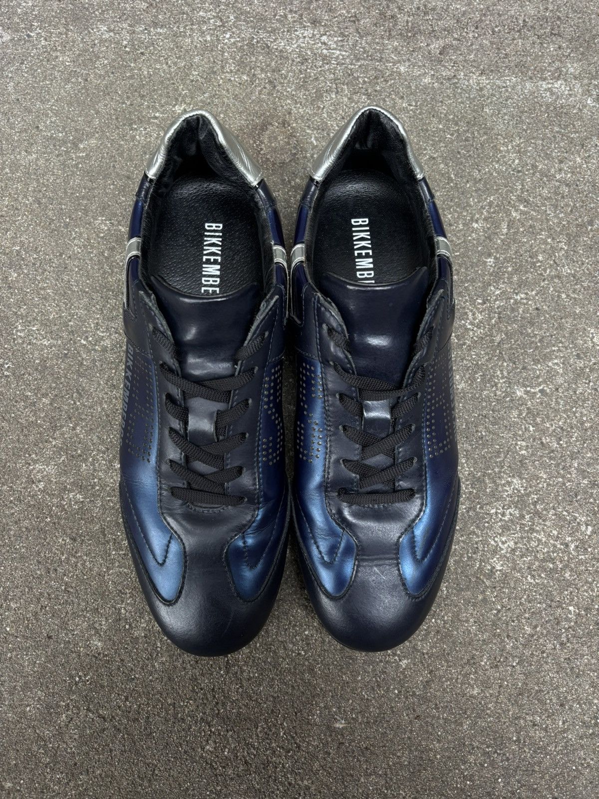 Dirk Bikkembergs Vintage Dirk Bikkembergs navy blue and silver trainers Size US 8 / EU 41 - 5 Thumbnail
