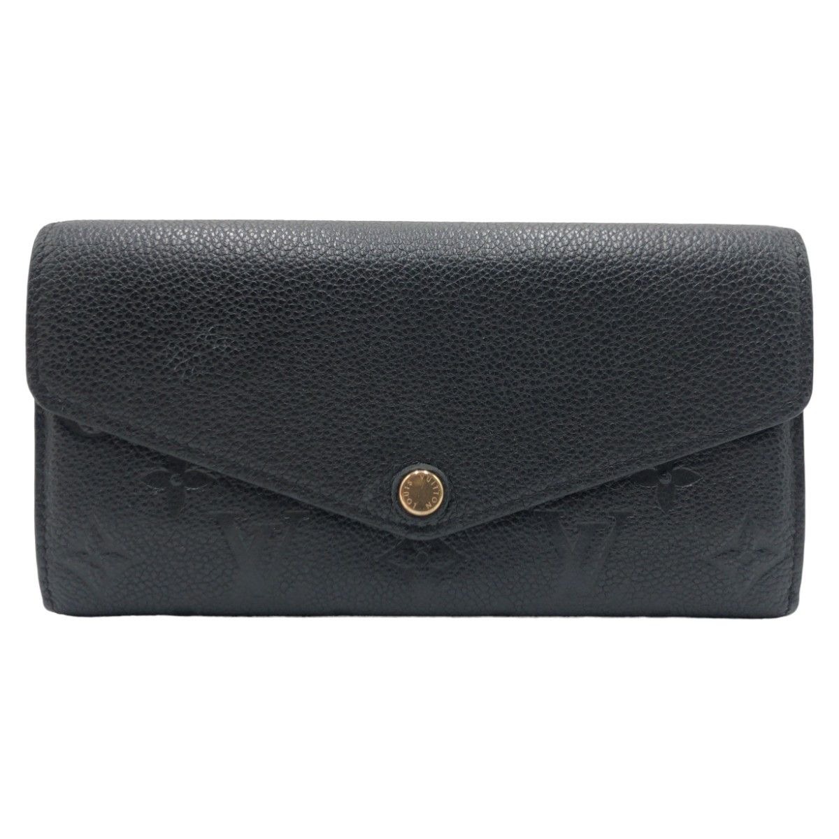 Louis Vuitton Louis Vuitton Louis Vuitton Monogram Empreinte Long Wallet Black Canvas Long Wallet M61182 in Very Good Condition Size ONE SIZE - 1 Thumbnail