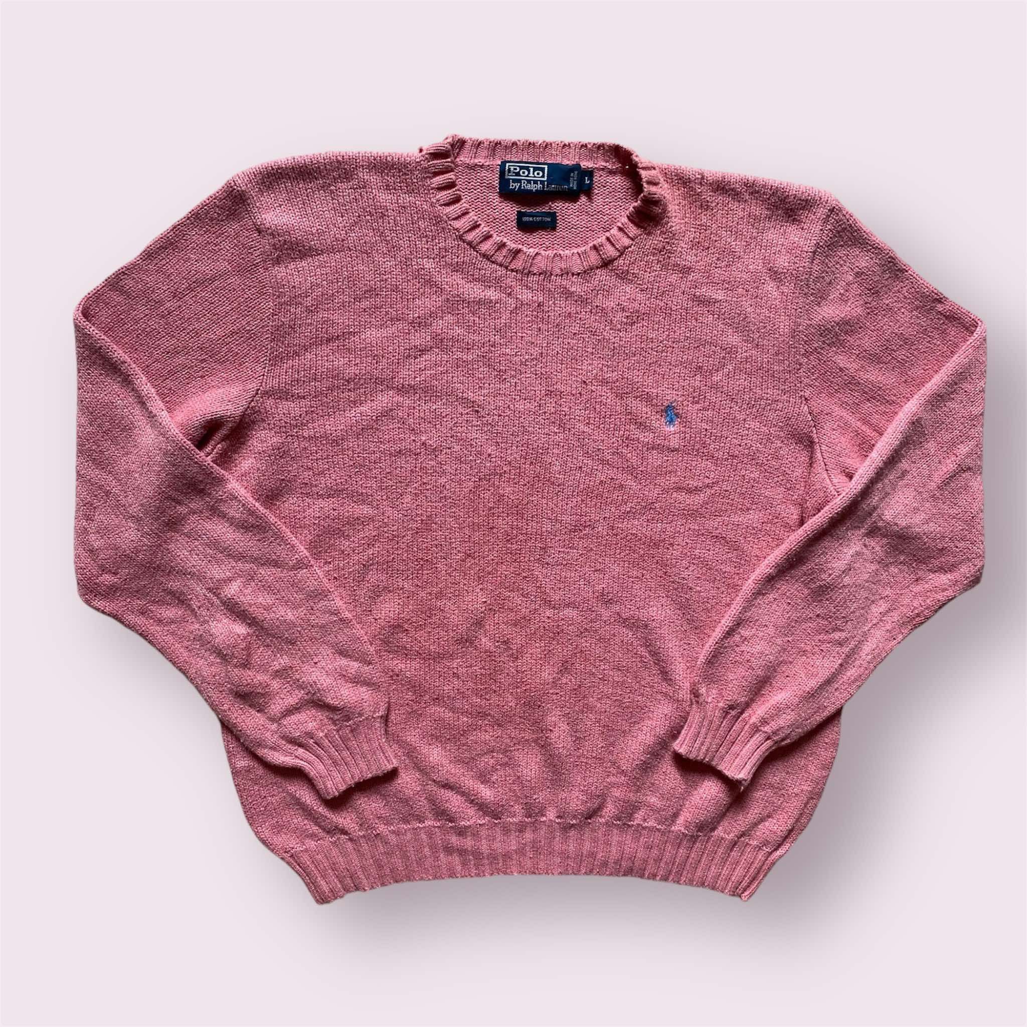 Polo Ralph Lauren × Vintage Vintage Polo Ralph Lauren Sweater Knit Cotton Jumper Size US L / EU 52-54 / 3 - 1 Thumbnail