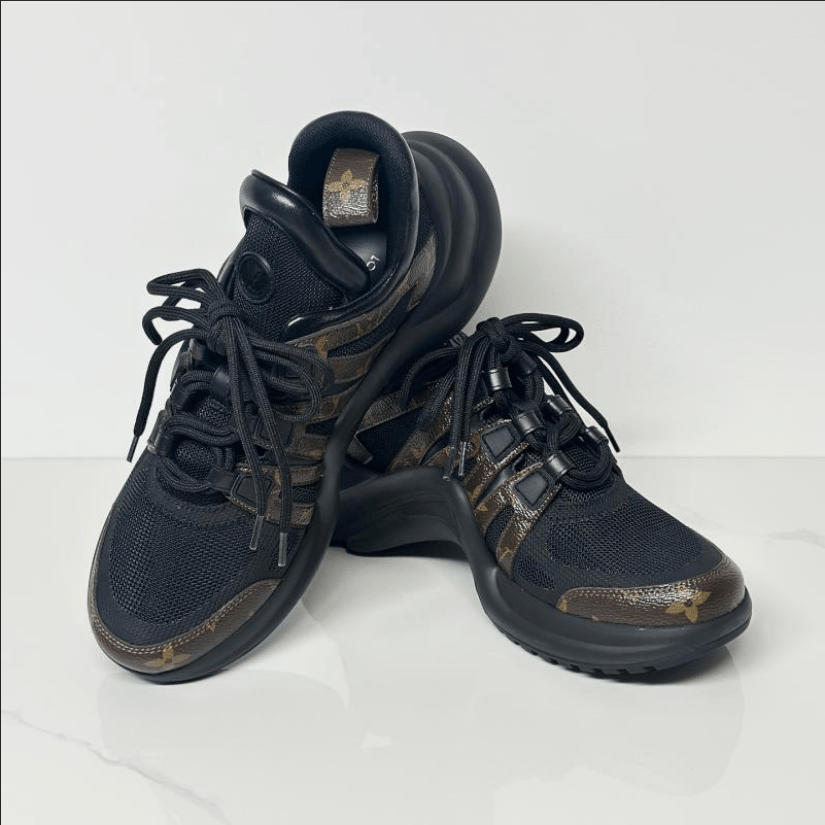 Louis Vuitton Louis Vuitton Round Toe Lace-Up Dad Sneakers Size US 8 / IT 38 - 7 Thumbnail