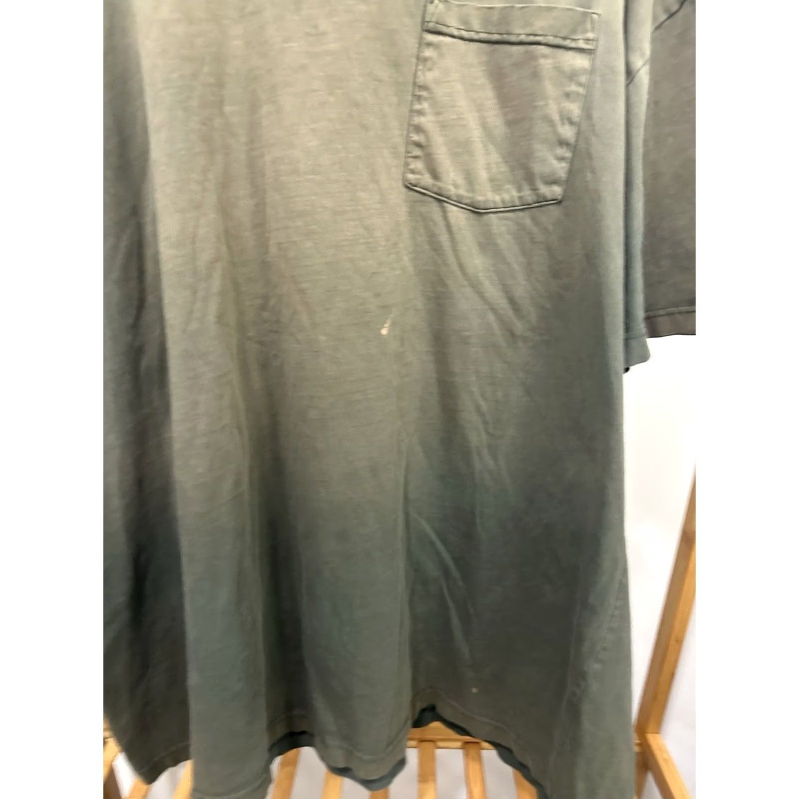 Dickies Dickies T-Shirt Shirt Men 3XL Green VTG Gradient Sun Faded Worn Work WIP Pocket Front Mens Size US XXL / EU 58 / 5 - 5 Thumbnail