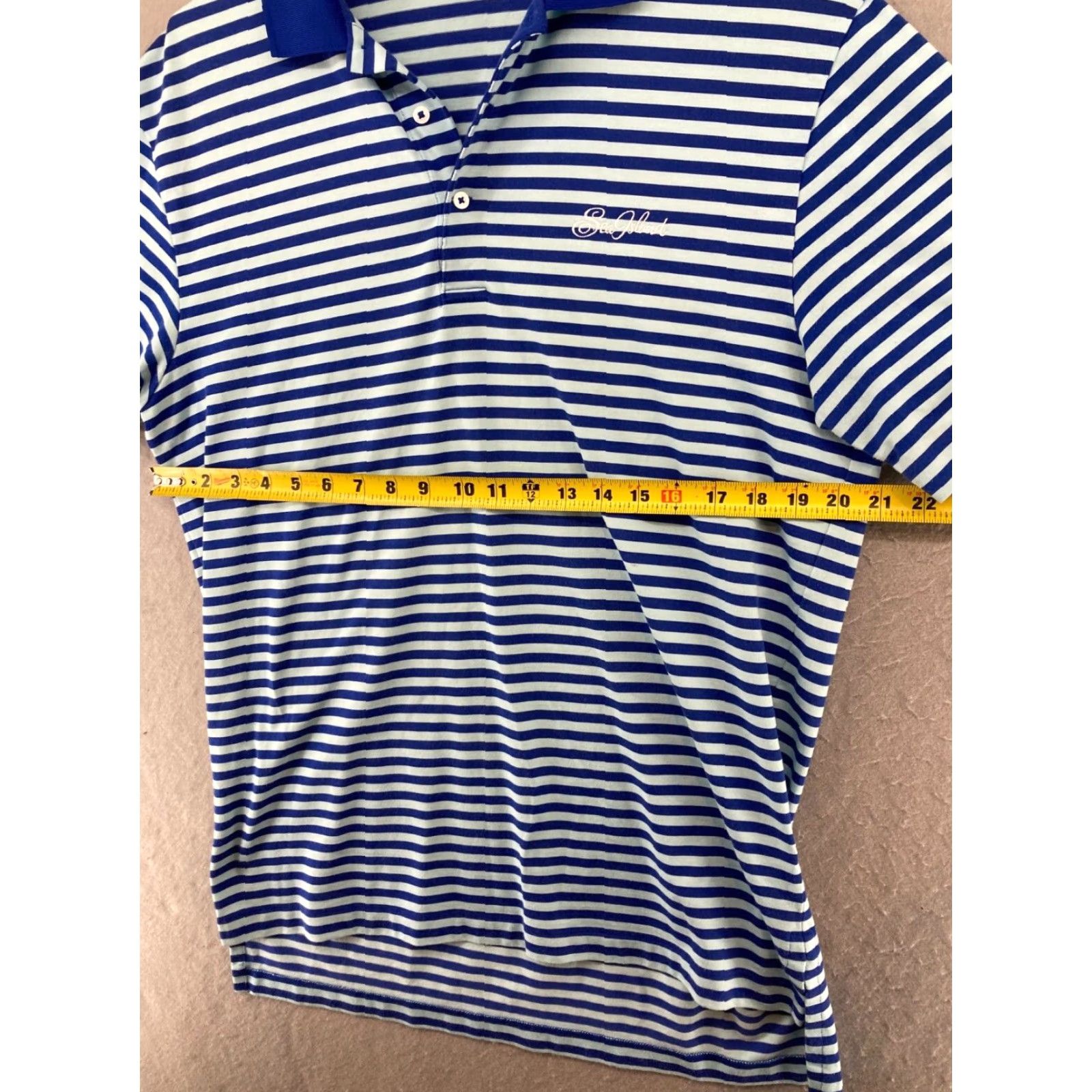 Polo Ralph Lauren Polo Ralph Lauren Polo Golf Shirt - Mens Medium Blue Cotton Blend Size US M / EU 48-50 / 2 - 2 Thumbnail