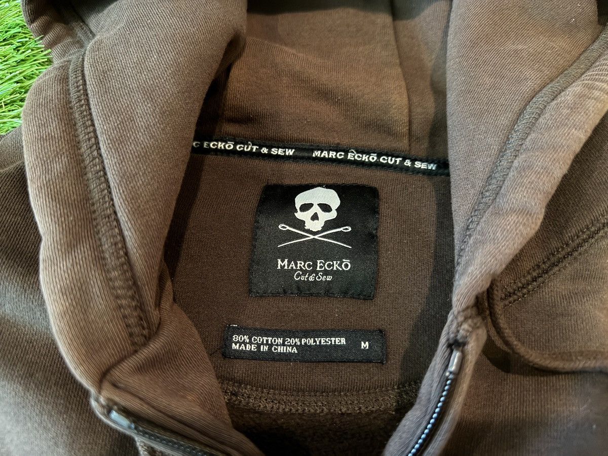 Marc Ecko Marc Ecko Cut & Sew Embroidered Skull Y2K Grunge Zip Hoodie Size US M / EU 48-50 / 2 - 4 Thumbnail