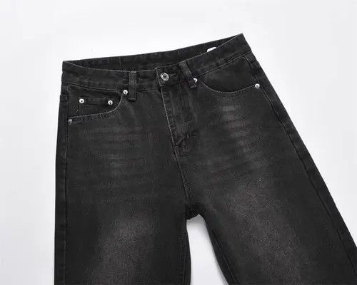 Japanese Brand American retro casual men's loose washed flared jeans Size US 32 / EU 48 - 3 Thumbnail