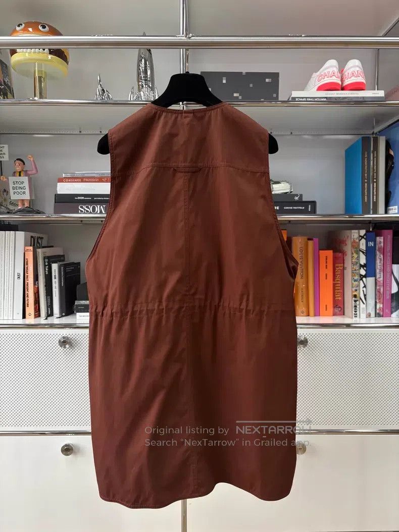Hermes Hermes Caramel color waist-cinching vest skirt 100% cotton Size XS / US 0-2 / IT 36-38 - 4 Thumbnail