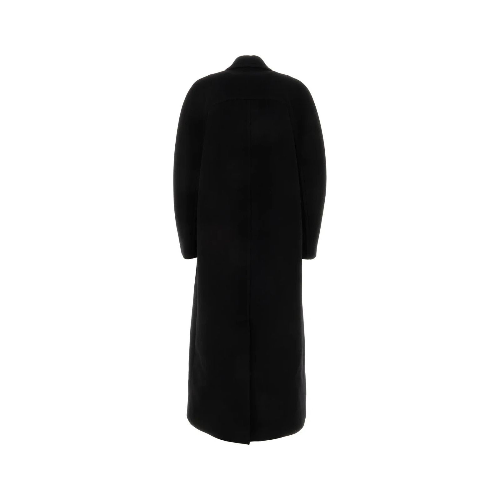 Alexander McQueen ALEXANDER MCQUEEN Black Wool Blend Oversize Coat New & Authe Size S / US 4 / IT 40 - 2 Thumbnail