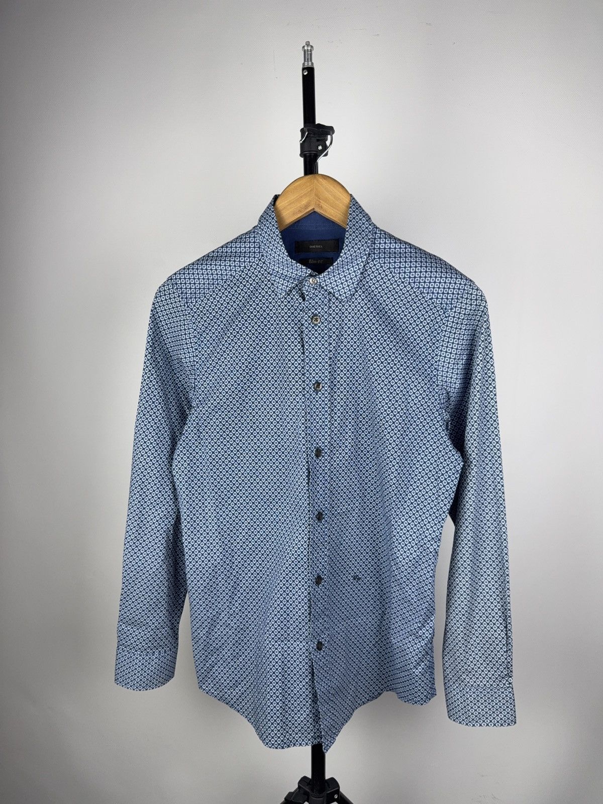 Diesel Luxury Designer Diesel Italy Button Up Shirt Size US S / EU 44-46 / 1 - 1 Thumbnail