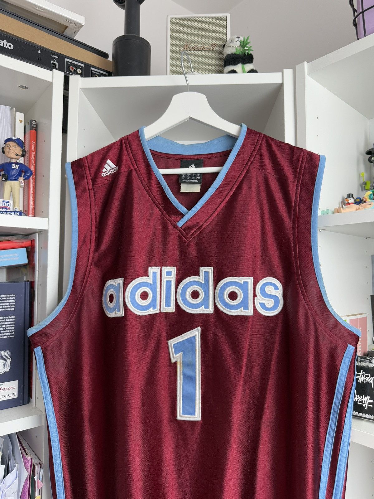 Adidas × Vintage Vintage y2k Adidas big logo baggy basketball jersey hiphop Size US XL / EU 56 / 4 - 3 Thumbnail