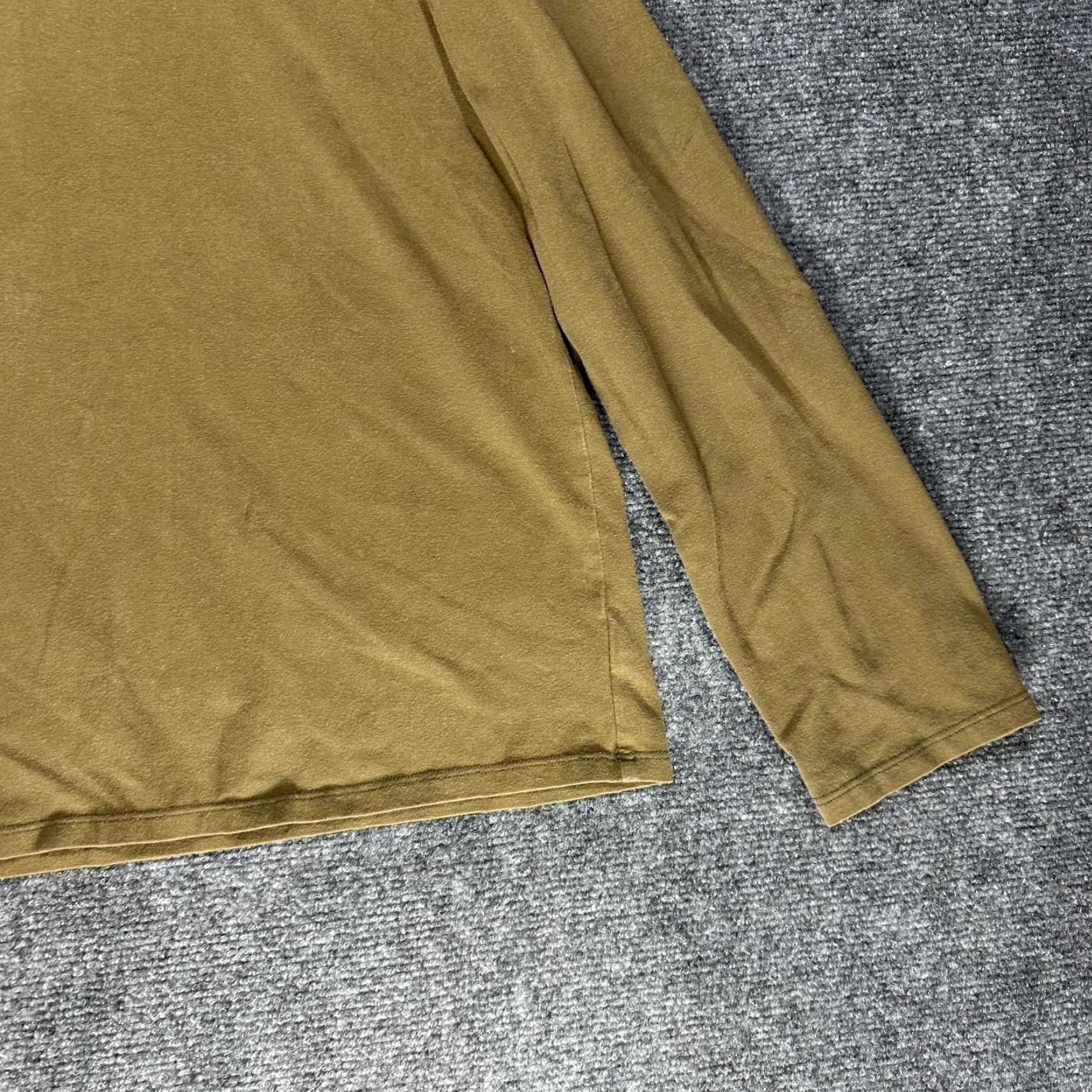 Eileen Fisher Eileen Fisher Top Womens L Olive Green Organic Cotton Stretch Long Sleeve Tee Size L / US 10 / IT 46 - 2 Thumbnail