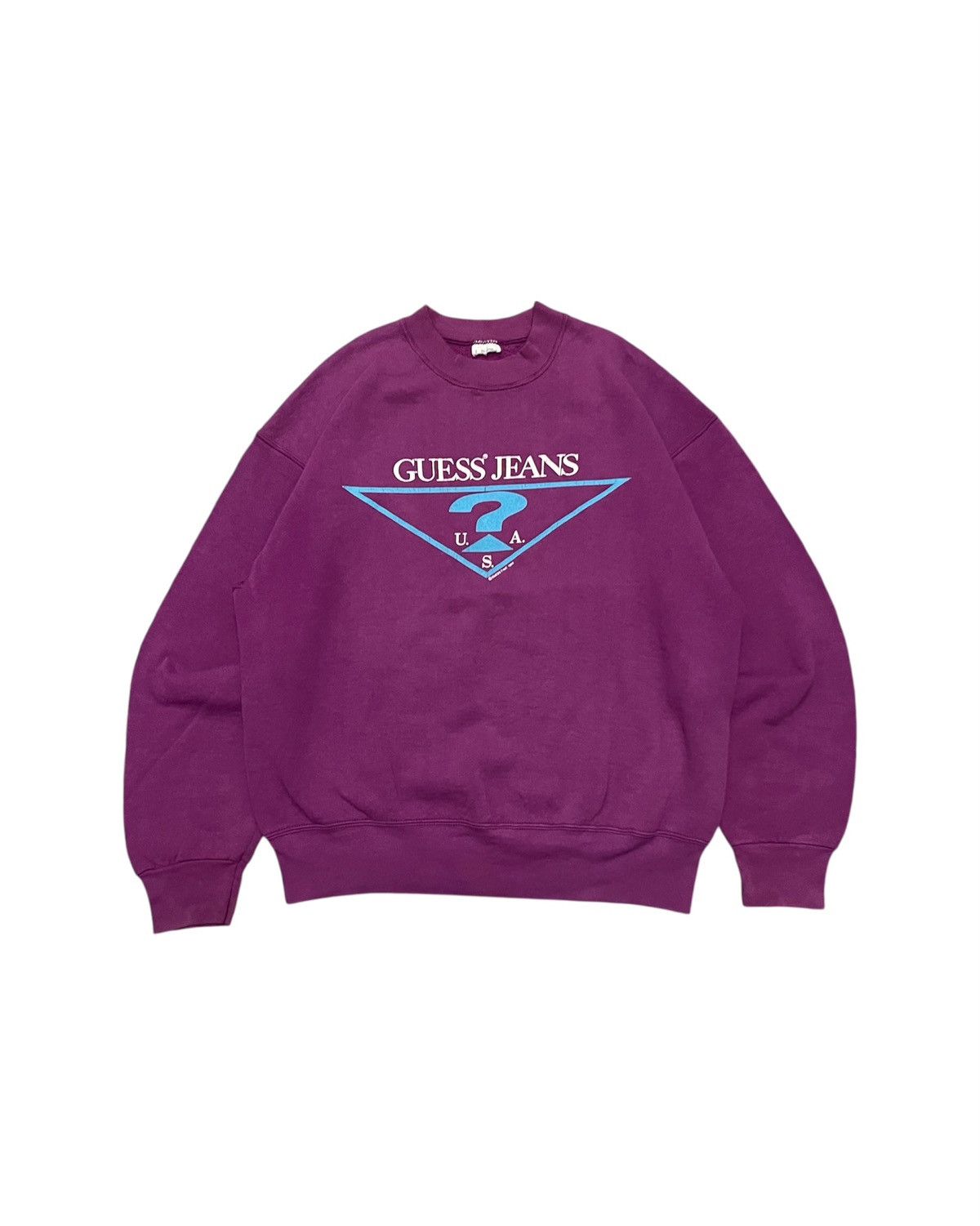 Guess VINTAGE 1993 GUESS BIG LOGO SWEATSHIRT Size US L / EU 52-54 / 3 - 1 Thumbnail