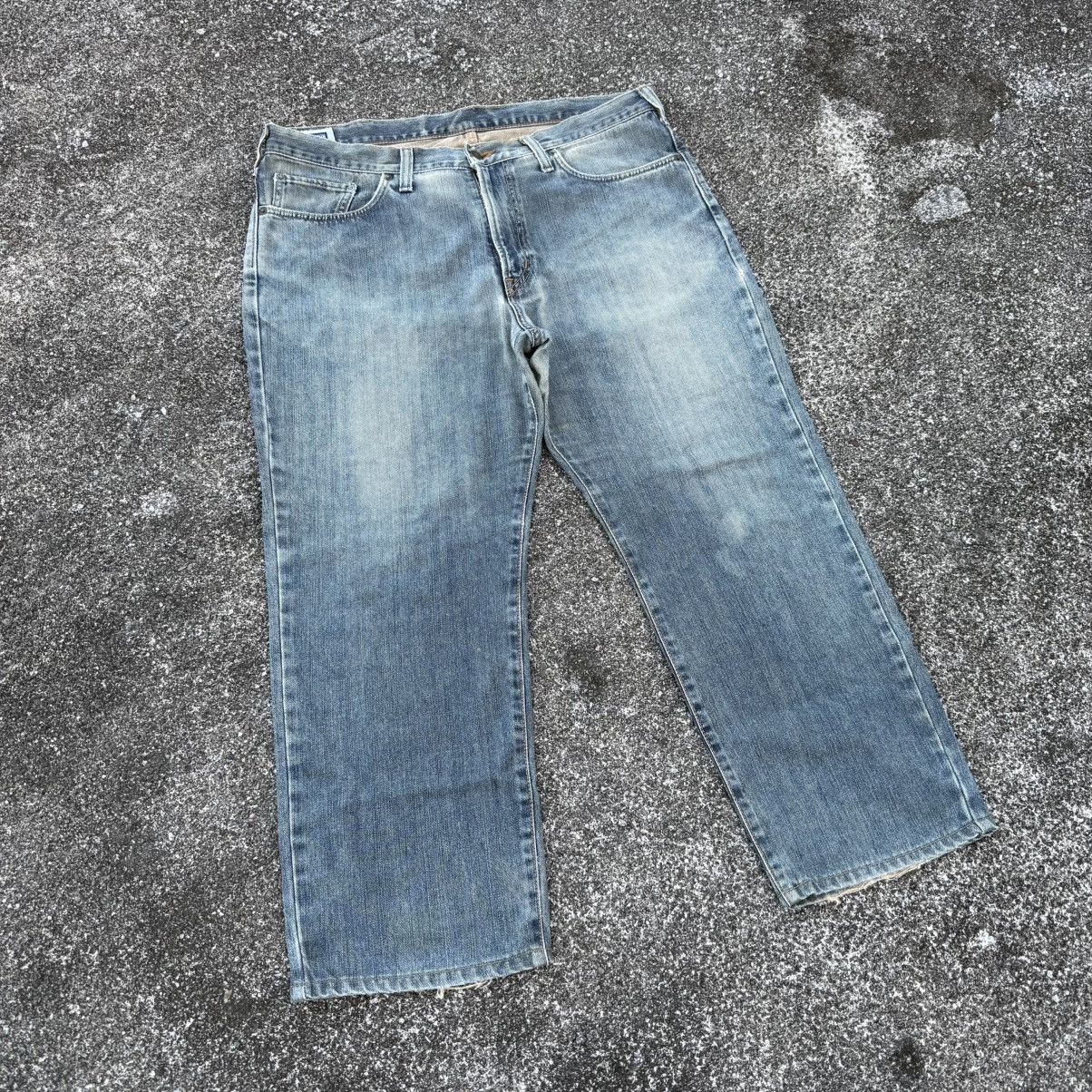Edwin W40 VINTAGE EDWIN RUSTY DENIM FADED JEAN PANTS Size US 40 / EU 56 - 1 Thumbnail