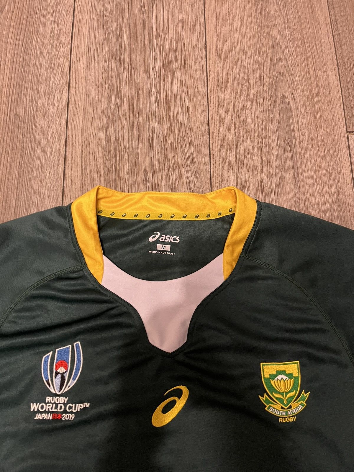 Asics Asics South Africa Rugby World Cup Shirt 2019 Jersey Size US M / EU 48-50 / 2 - 3 Thumbnail