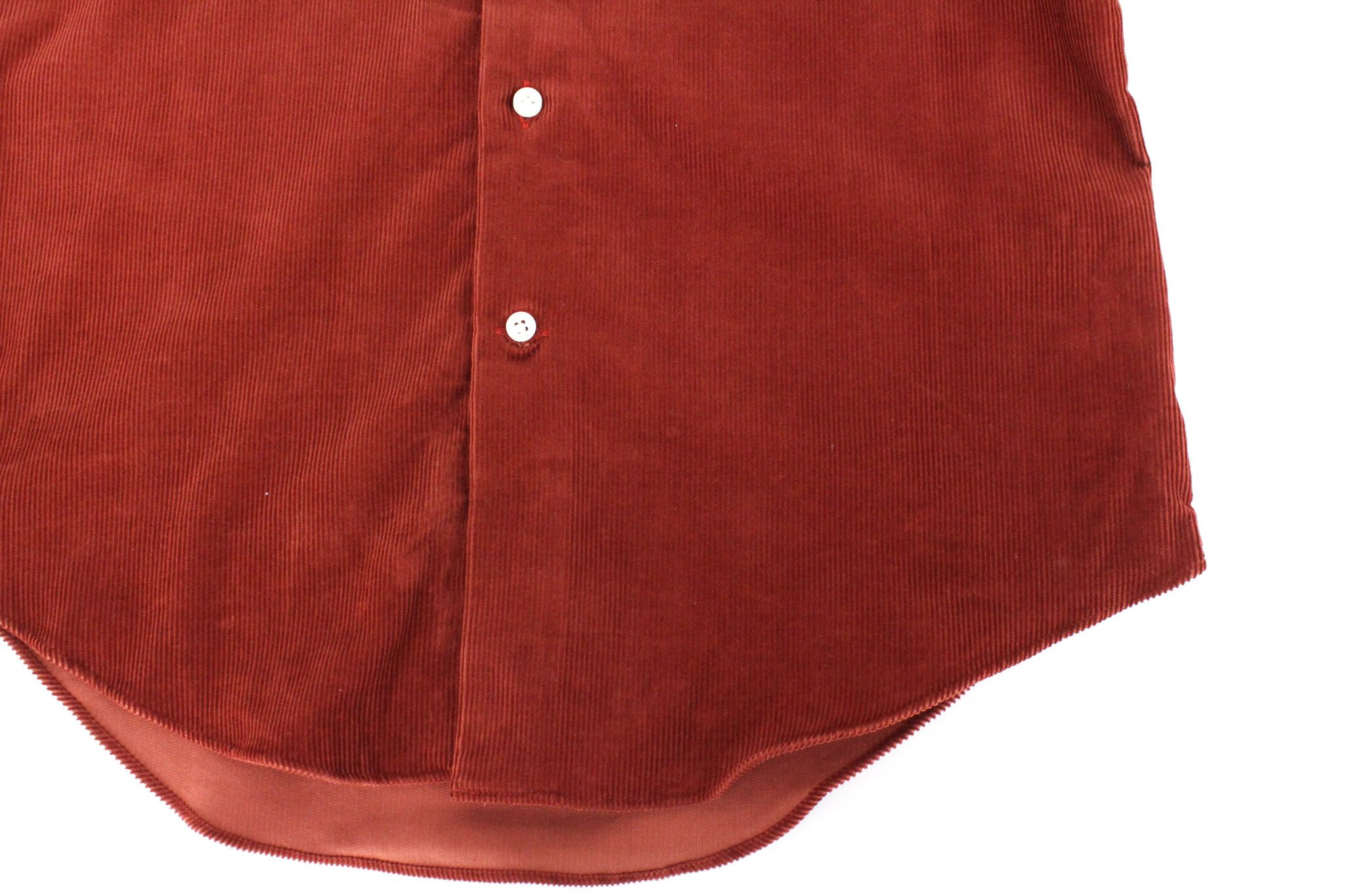 Suitsupply ~2XS Red Velvet Corduroy Cotton Shirt 67552 Size US XXS / EU 40 - 8 Thumbnail