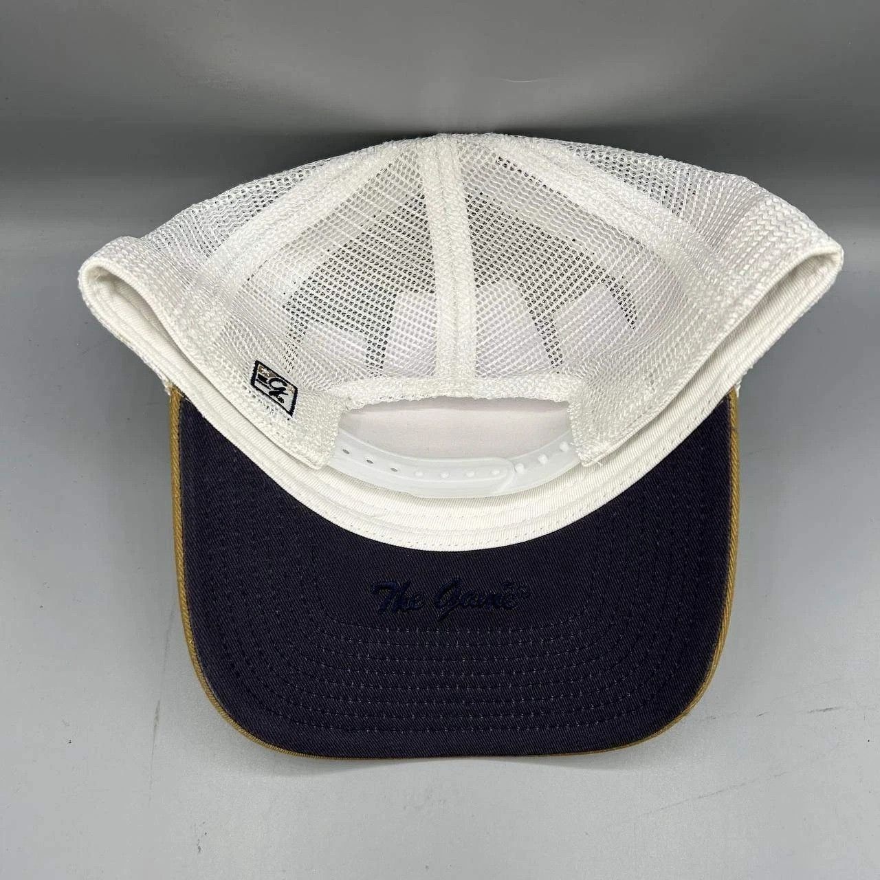 The Game Palm Strings Trucker Hat Men Brown Striped Snap Back Size ONE SIZE - 4 Thumbnail
