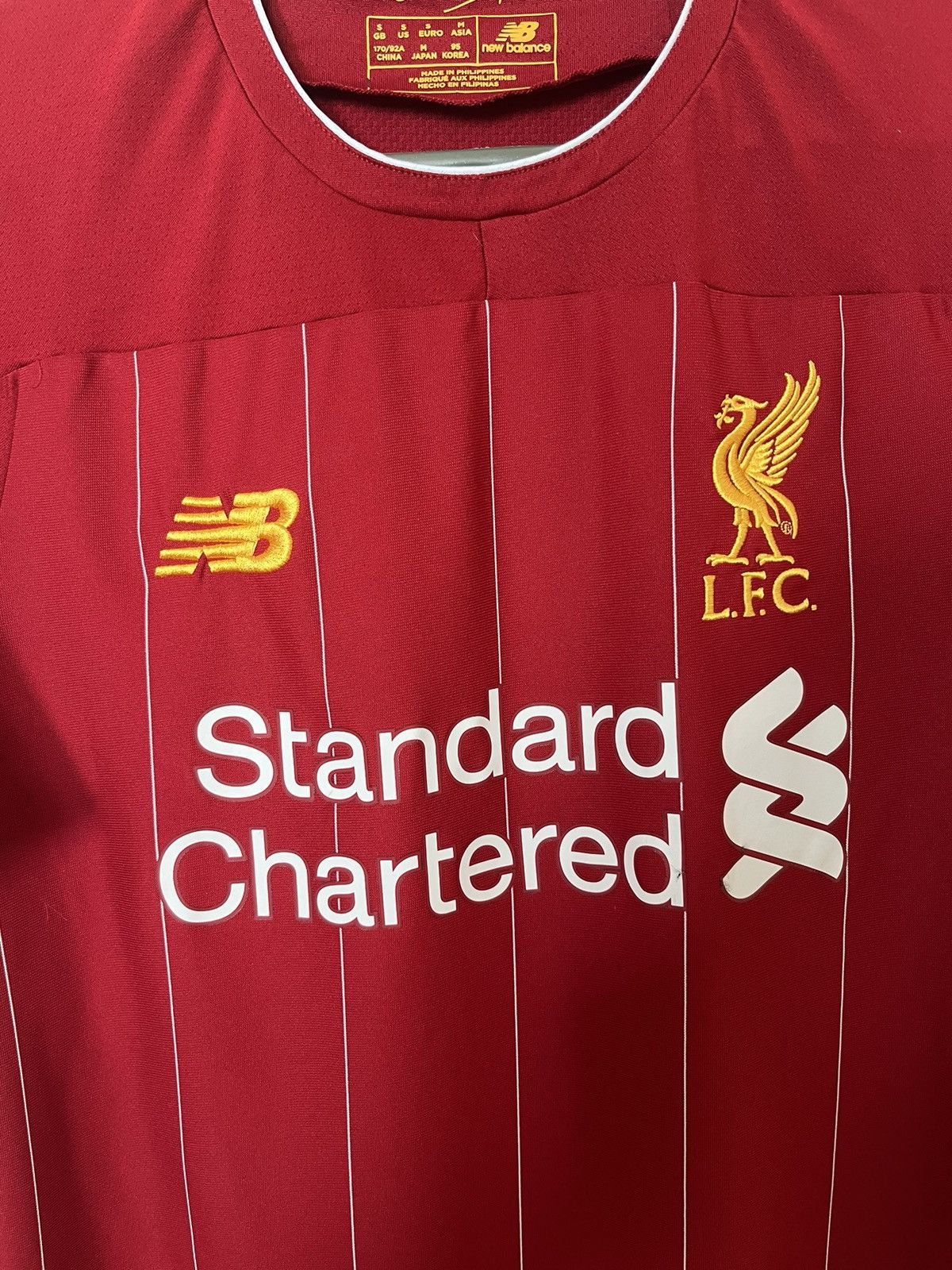 New Balance LIVERPOOL FC 2019/2020 HOME FOOTBALL RED JERSEY NEW BALANCE Size US S / EU 44-46 / 1 - 5 Thumbnail