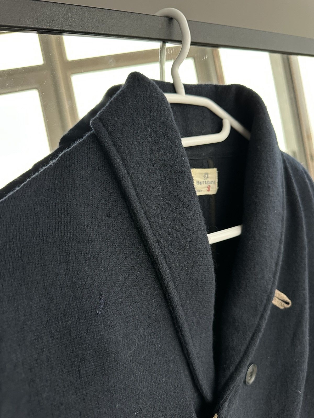 Vintage Hartford Wool Shawl Collar Cardigan Mens Jacket Sz S Size S / US 4 / IT 40 - 10 Thumbnail