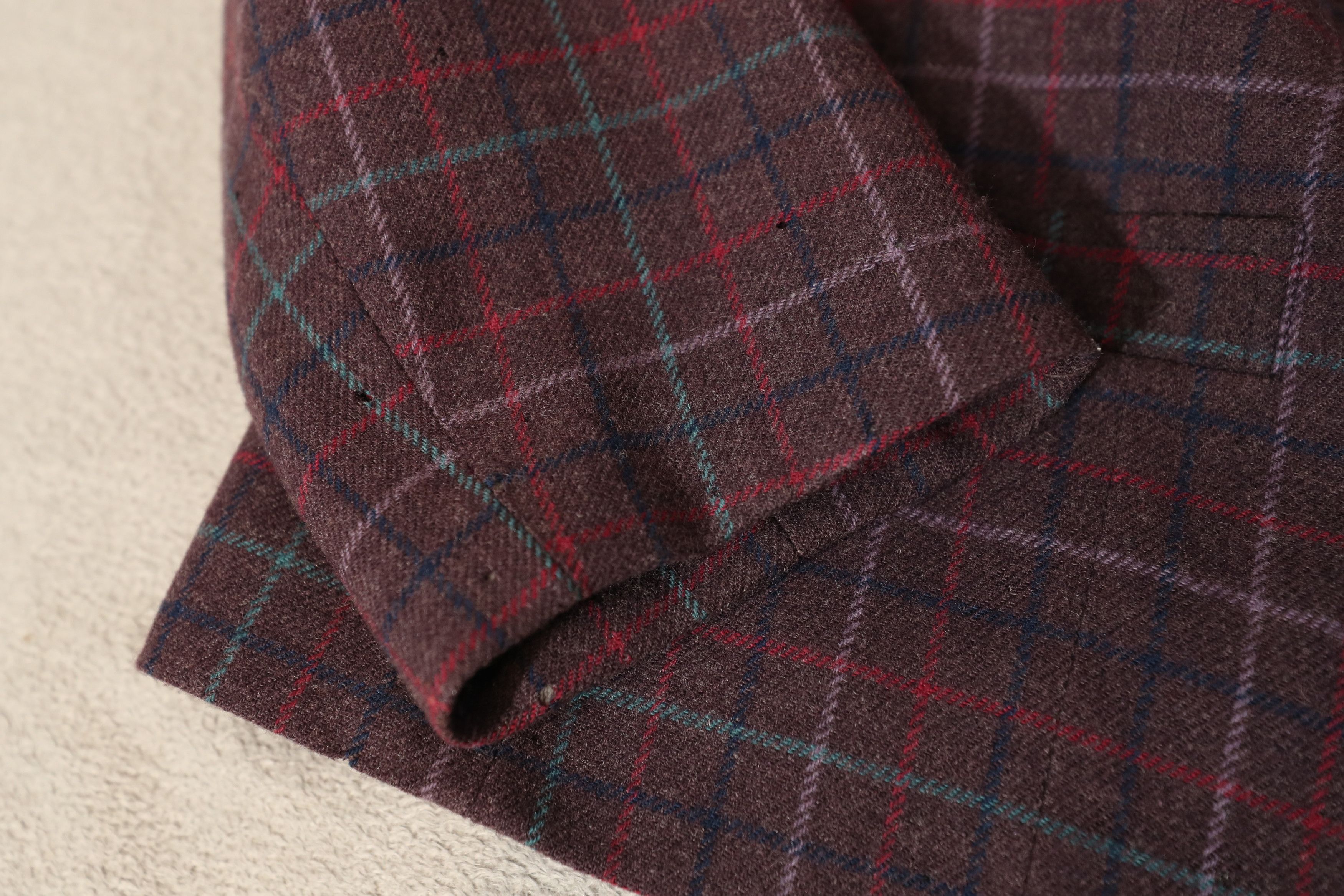Pendleton Vintage Pendelton Plaid Womens Blazer (M) Size M / US 6-8 / IT 42-44 - 4 Thumbnail