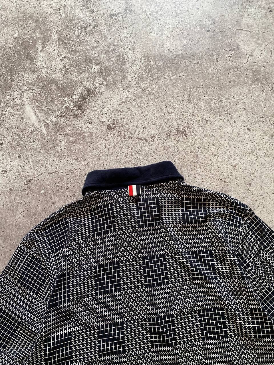 Thom Browne THOM BROWNE NAVY CAGED SHORT SLEEVE KNIT POLO T SHIRT Size US M / EU 48-50 / 2 - 12 Thumbnail