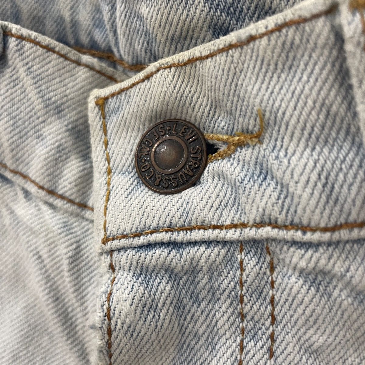 Levi's Vintage Y2K Levis Distressed Denim Size US 29 - 5 Thumbnail