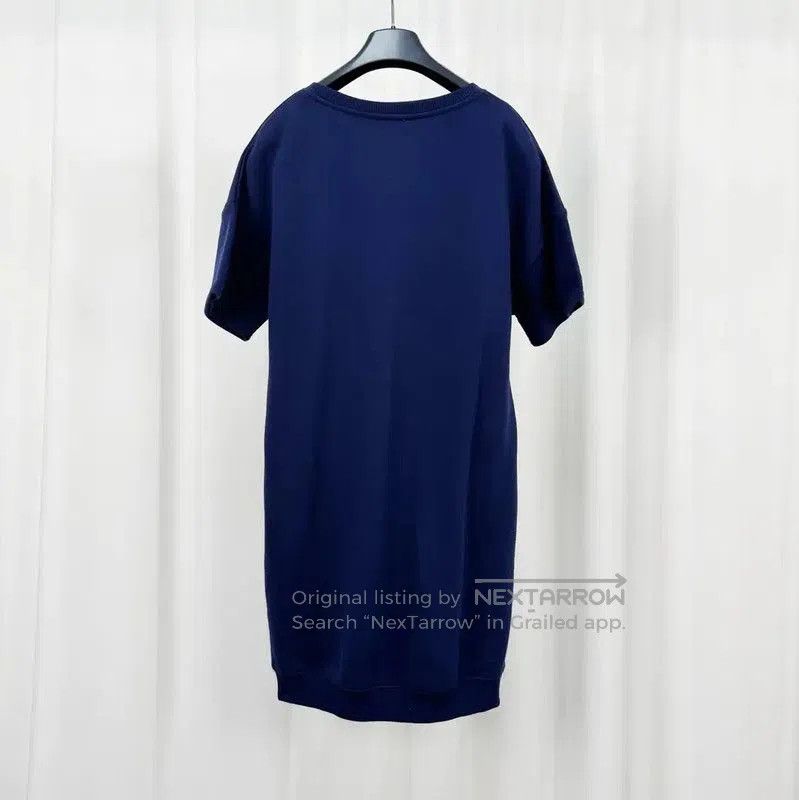 Kenzo KENZO Summer Navy Cotton Logo Dress . Size M / US 6-8 / IT 42-44 - 2 Thumbnail