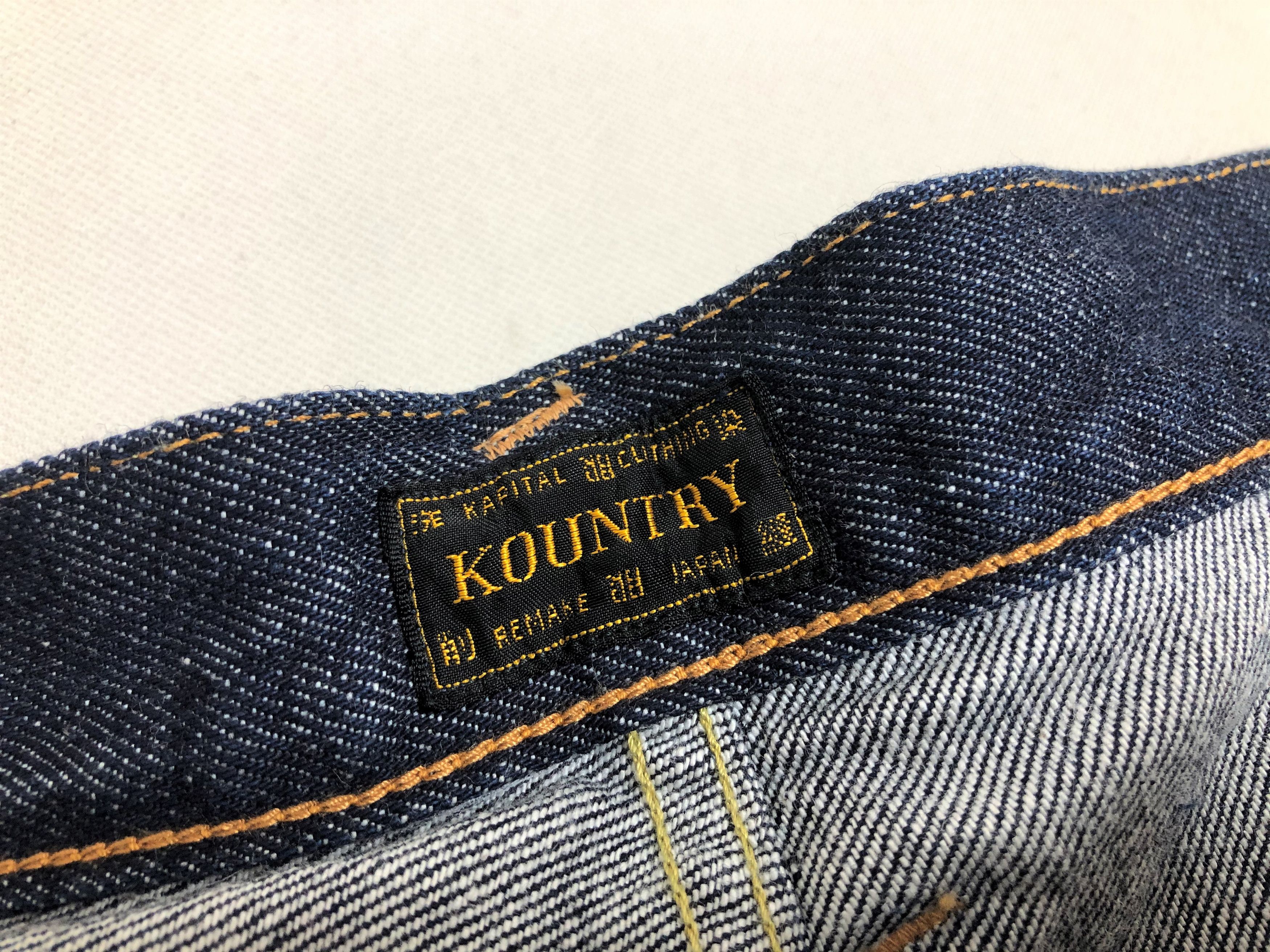 Kapital KAPITAL 12.5oz Denim Mexican Tuxedo 5P pants OKAGILLY bone Size US 38 / EU 54 - 16 Thumbnail