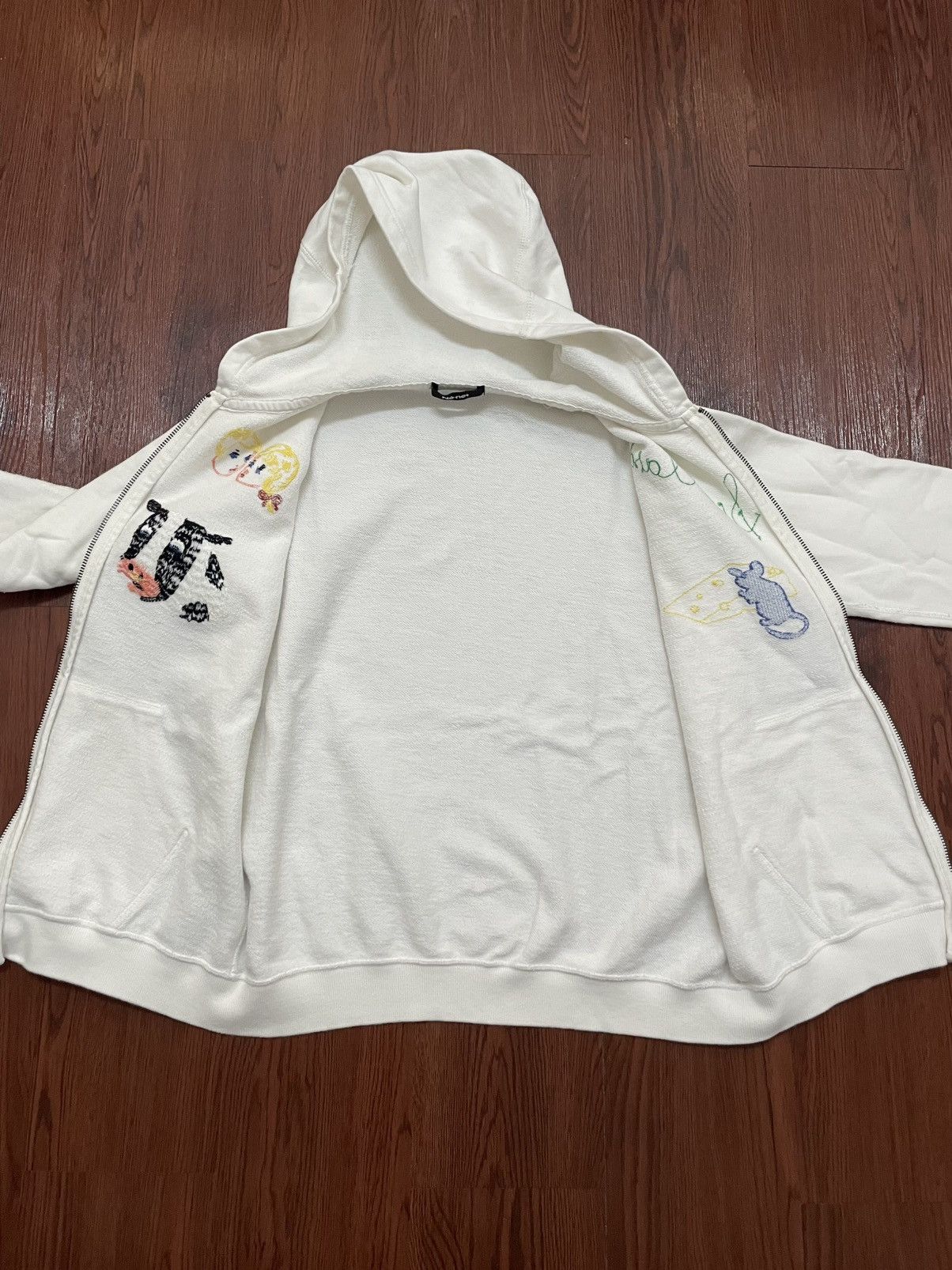 Ne-Net Ne-net By Issey Miyake Ranch Embroidery Zip-up Hoodie Size S / US 4 / IT 40 - 5 Thumbnail