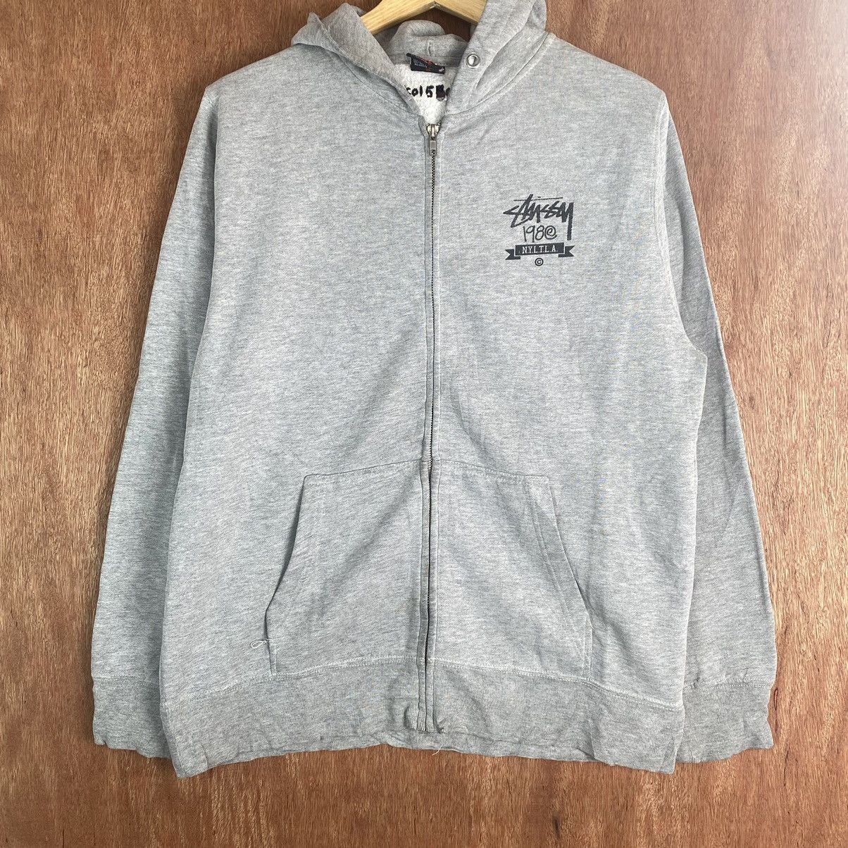 Japanese Brand Vintage Sweatshirt Hoodie 💥 Stussy Original #K01580 Size US M / EU 48-50 / 2 - 8 Thumbnail