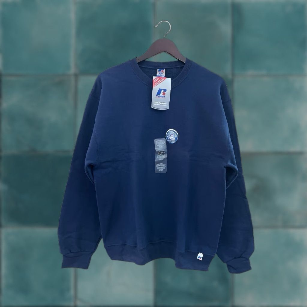 Russell Athletic VINTAGE russell athletic crewneck sweatshirt Mens M Navy blue NWT deadstock 2010sOS Size US M / EU 48-50 / 2 - 1 Thumbnail