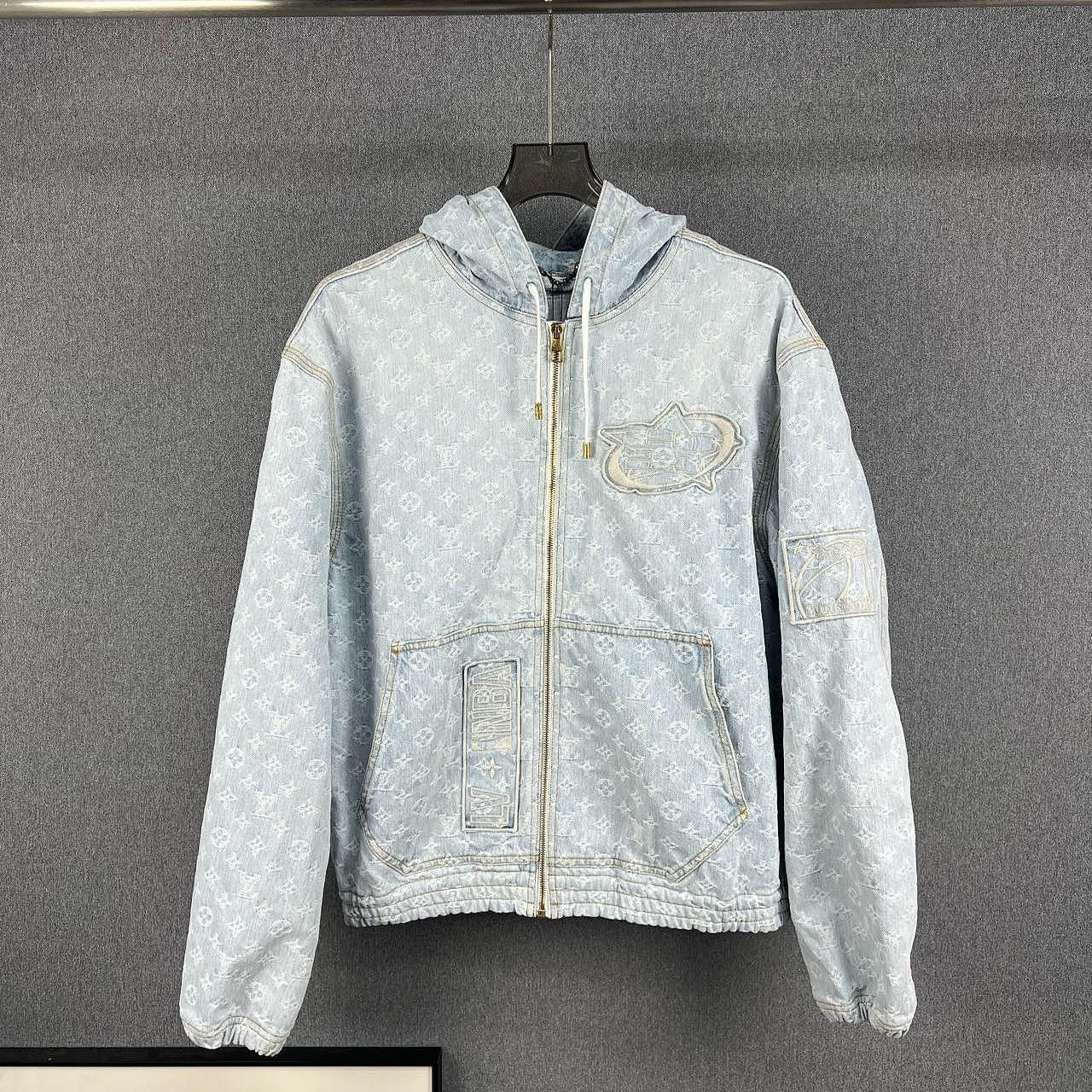 Louis Vuitton Nba Denim Jacket | Grailed