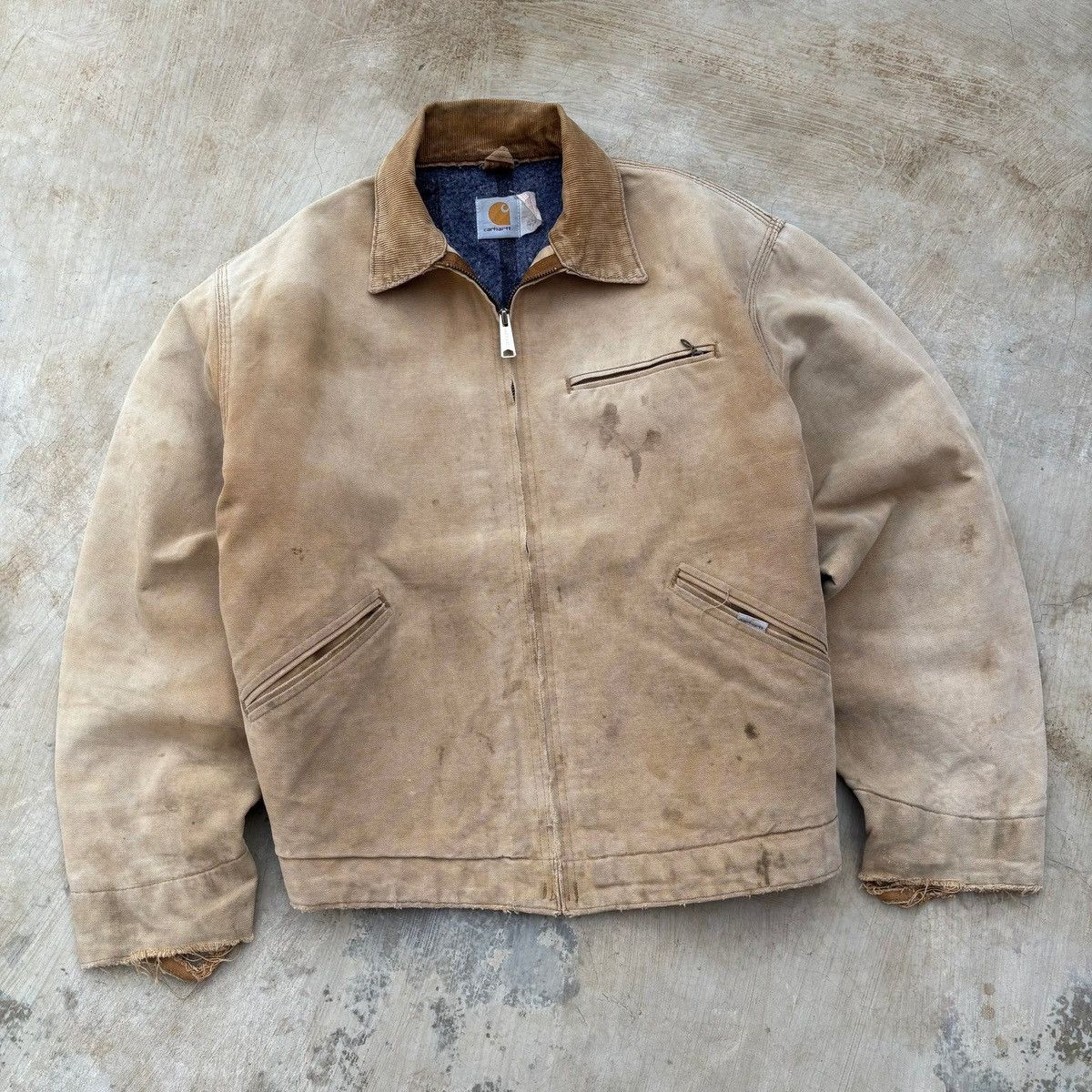 Vintage 90s Sunfaded Carhartt Detroit Jacket