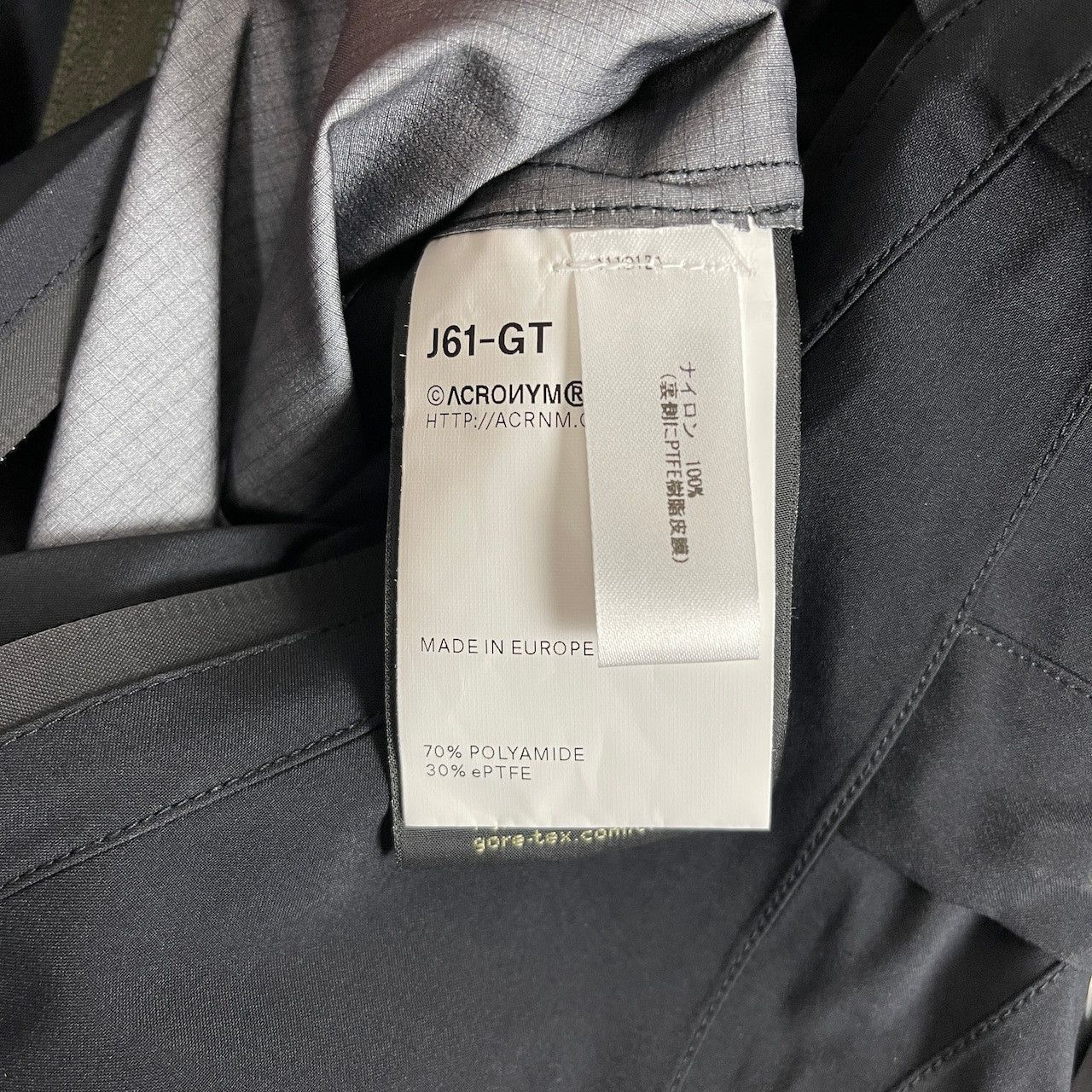Acronym ACRONYM 2.5L GORE-TEX INTEROPS PARKA J61-GTV 19AW jacket Size US L / EU 52-54 / 3 - 6 Thumbnail