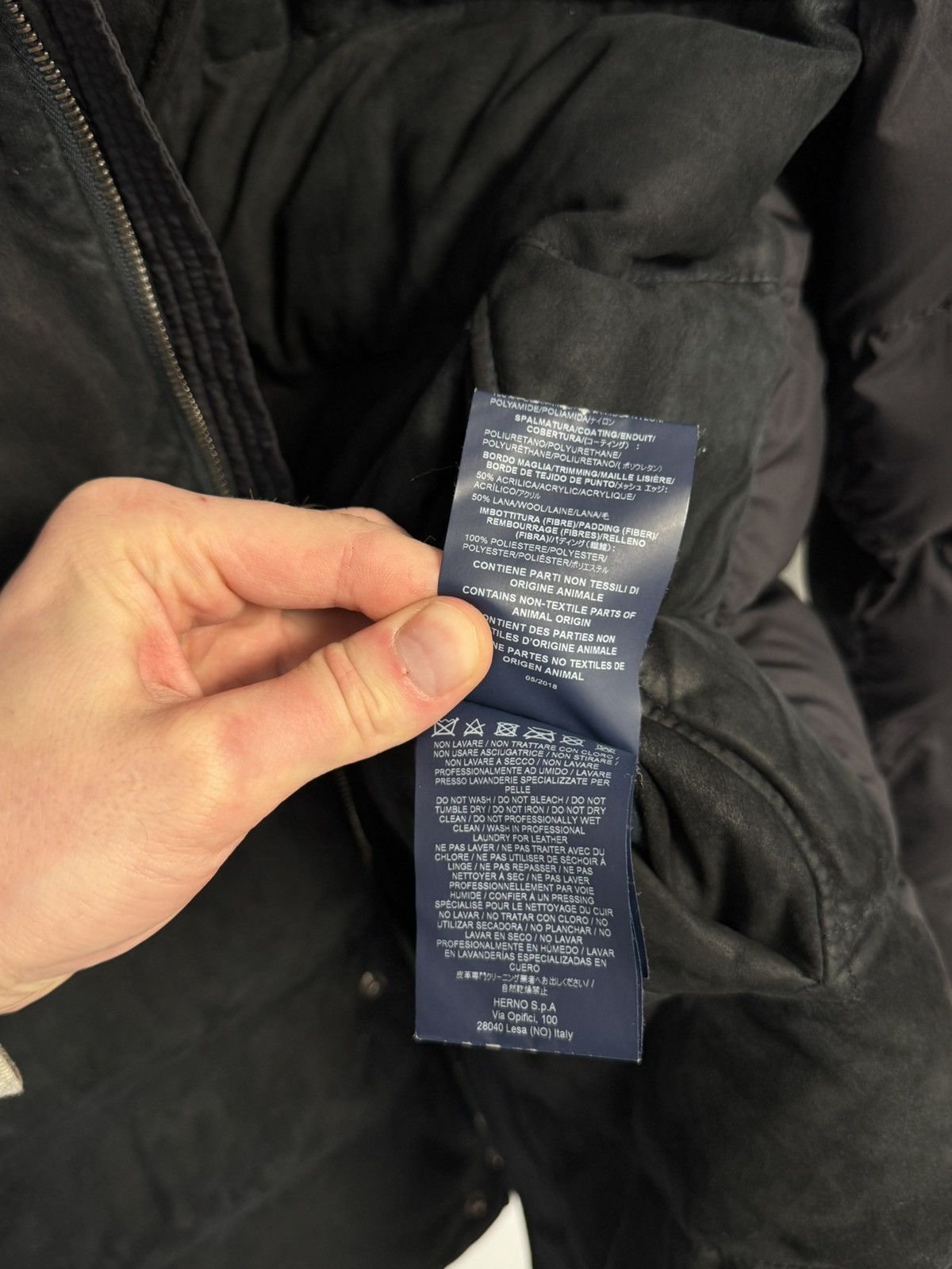 Herno Herno Black Down Puffer Jacket Hooded Nylon Coat Men’s 54 Size US XL / EU 56 / 4 - 16 Thumbnail