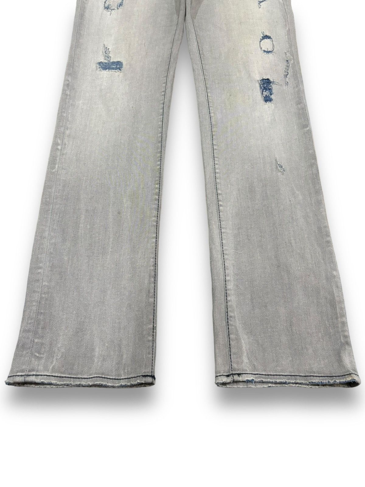 GAS Vintage Gas Anders Faded Patched Distressed Grunge Jeans Size US 33 - 7 Thumbnail