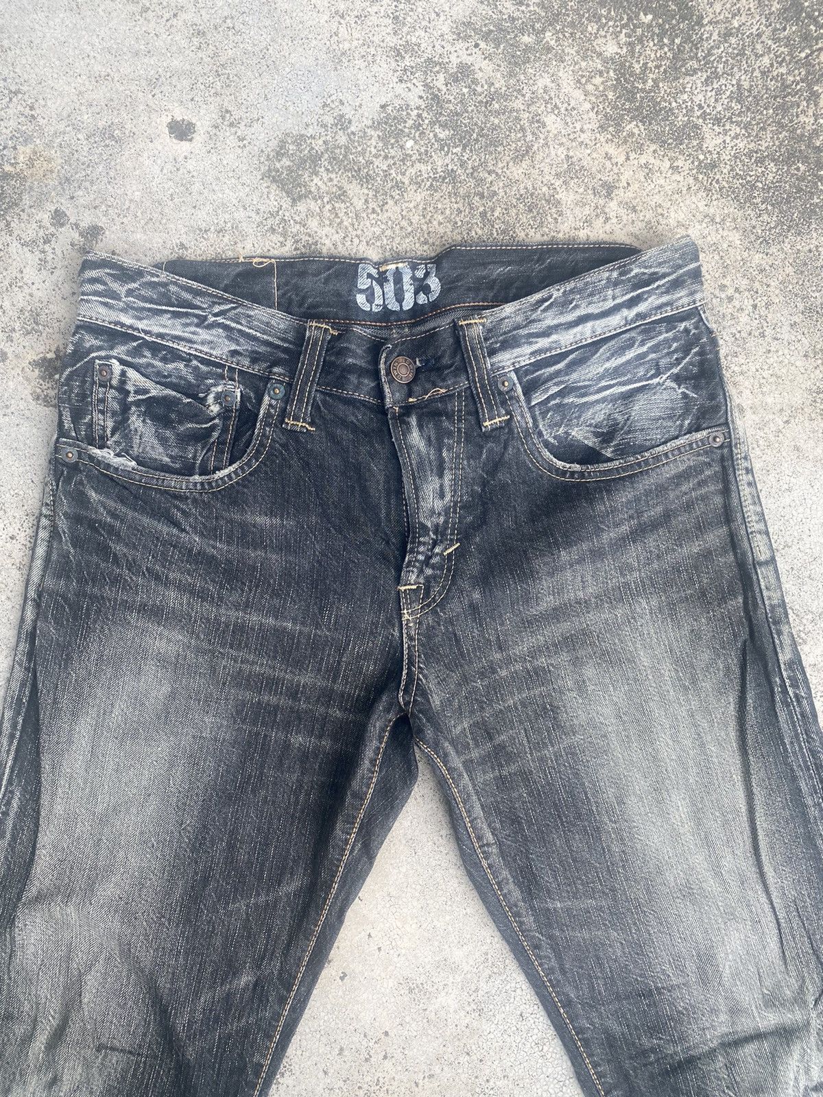 Edwin × Vintage Vintage y2k Edwin Clawmark Straightcut Jeans Size US 31 - 10 Thumbnail