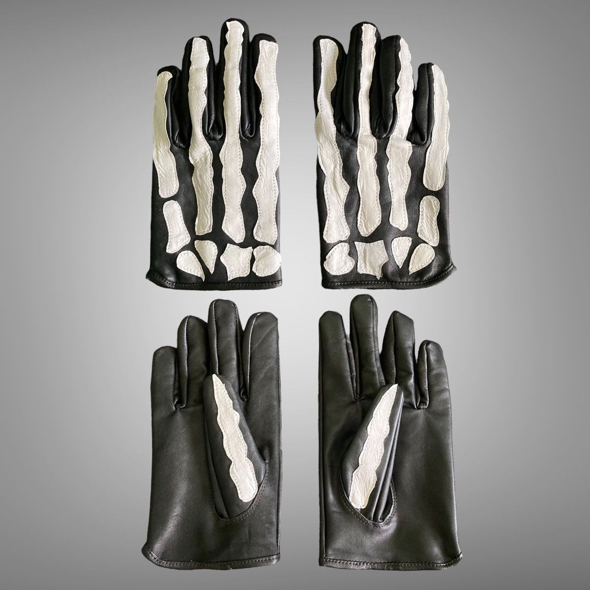 Hysteric Glamour ⏱️Last Drop⏱️ Leather Skeleton Gloves Grailed