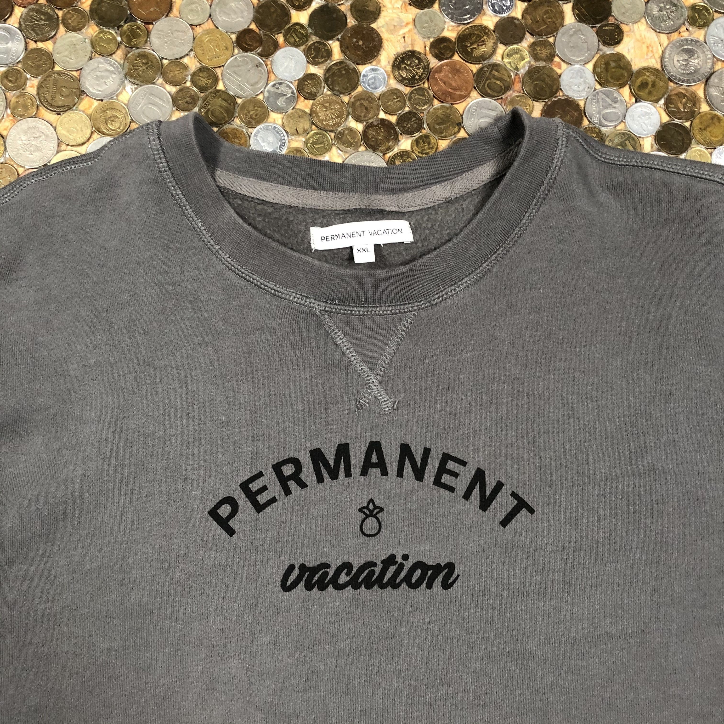 Vintage Permanent Vacation Crewneck sweatshirt 90's Size US L / EU 52-54 / 3 - 2 Thumbnail